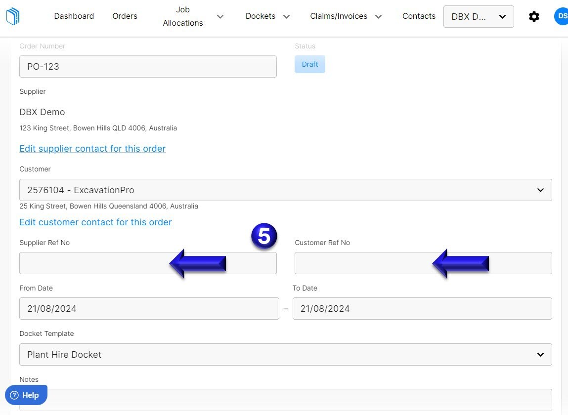 How To Create A Docket From An Order Web View - Professional Desktop Light Textures | Free Download